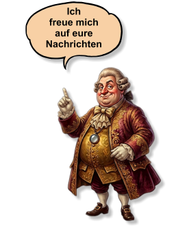 Ich  freue mich auf eure Nachrichten